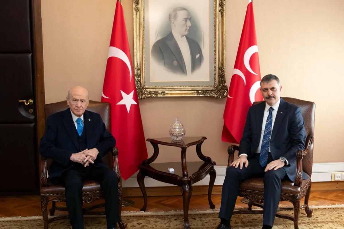 İçişleri Bakanı Çiftçi, Bahçeli’yi TBMM’de Ziyaret Etti