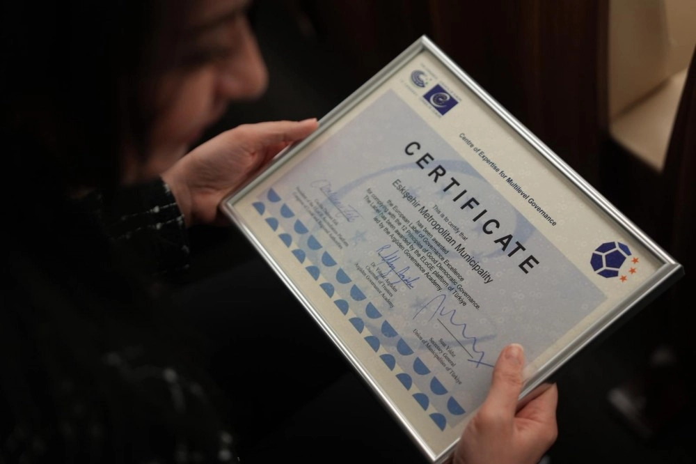 Eskişehir Büyükşehir Belediyesi’ne Üçüncü Kez Avrupa Yönetişim Ödülü