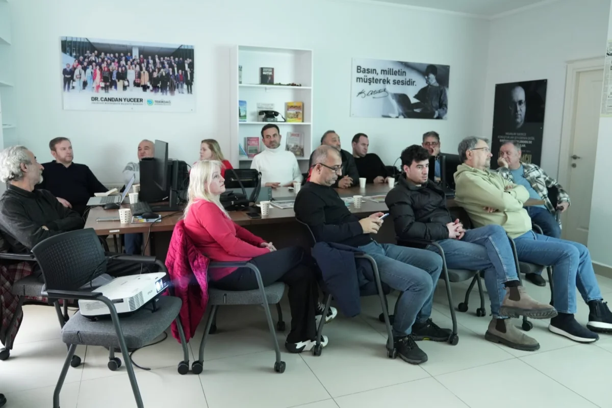 Tekirdağ’da Basın Mensuplarına Yapay Zekâ Eğitimi Verildi
